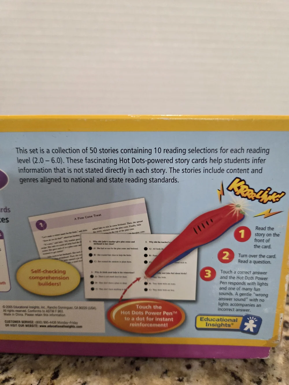 Hot Dots Making Inferences Reading Comprehension Cards Set 6 Grades 2-6 EI-2795
